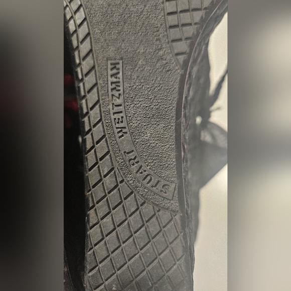 STUART WEITZMAN Vintage Black Espadrilles lace up Heel Wedges. Size 7 - Picture 11 of 16